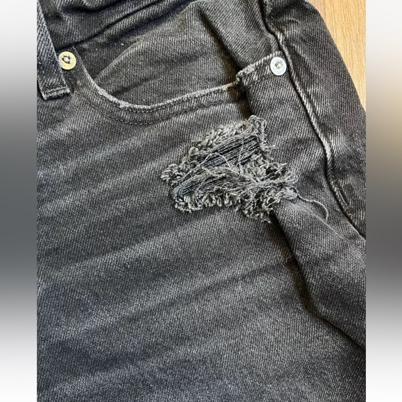 American Eagle Curvy Straight Black Charcoal Women’s Size 6 - Picture 6 of 8